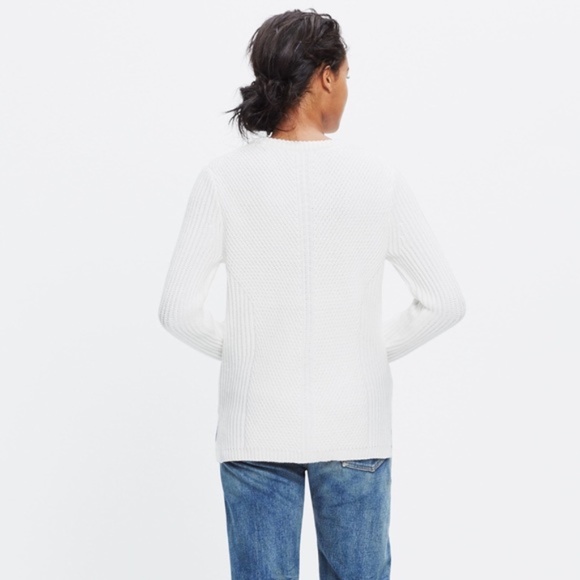 Madewell Hexcomb Texture Sweater [Large] - Picture 2 of 9